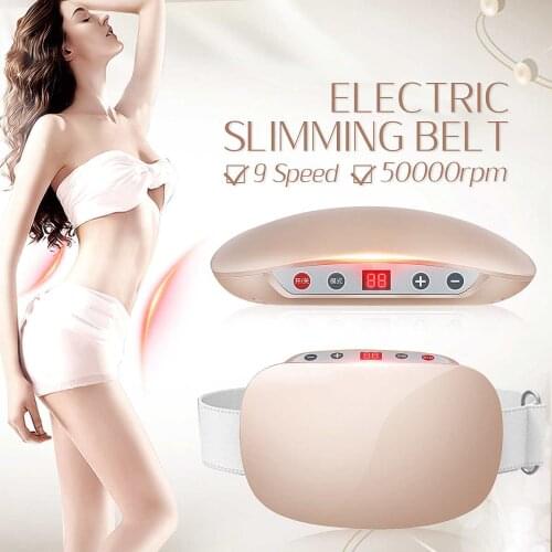 9 Speed Electric Slim Belt Lipolysis Substance Cold Freeze Shaping Body Weight Fat Loss Machine Anti Cellulite Dissolve Massager