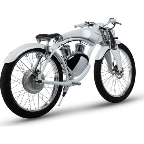 48V Retro Electric Bike With Pedals 26" Fat Tyre Big Tires Cruiser Scrambler E-Bike Electrica E Bicycle Fatbike + Extra Battery