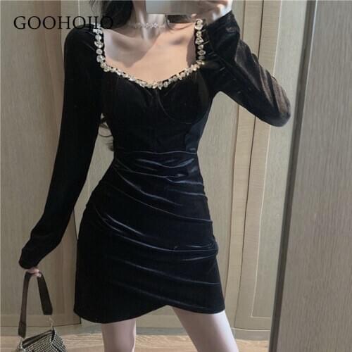 Модные платья-футляры GOOHOJIO China At AliExpress