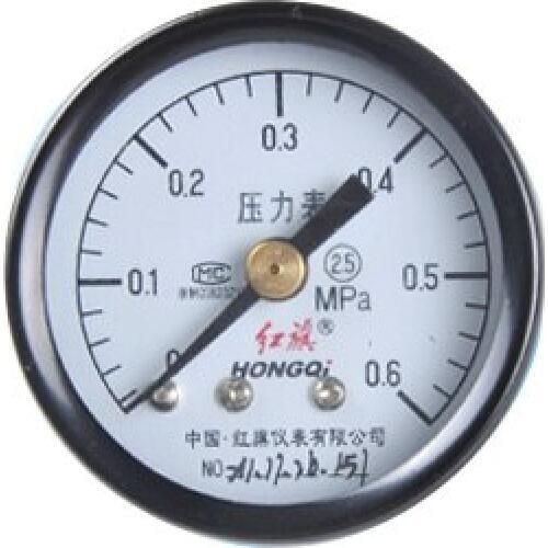 Customized Y-40Z Ordinary Axial Pressure Gauge Range:0-0.6Mpa