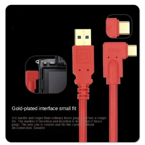 USB3.0 to type-c online shooting cable 3m-10m SLR camera computer cable data cable for Sony A7R3 Canon EOSR