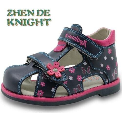 Summer Classic Fashion Children Shoes Toddler Girls Sandals Kids Girls PU Leather Sandals Butterfly with Arch Support