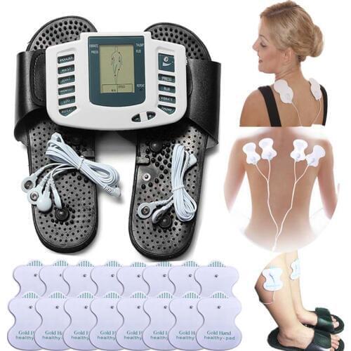 Health Care Tens Pulse Neck Massager back massage foot Therapy Electronic Body Slimming belt for Muscle Pain Relief