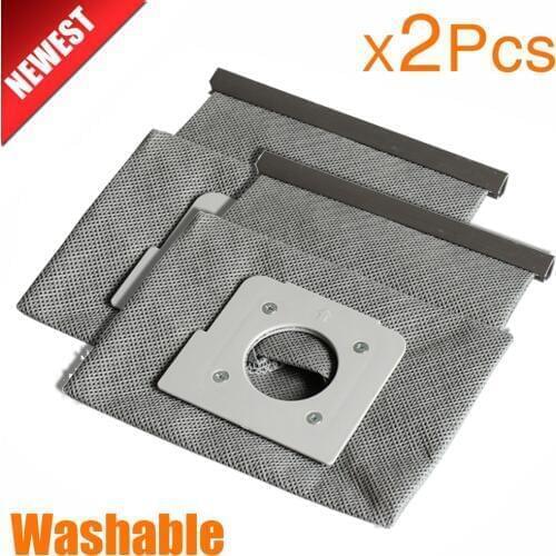 2Pcs New washable vacuum cleaner bags hepa filter dust bag cleaner bags For LG V-743RH V-2800RH V-943HAR V-2800RH V-2810