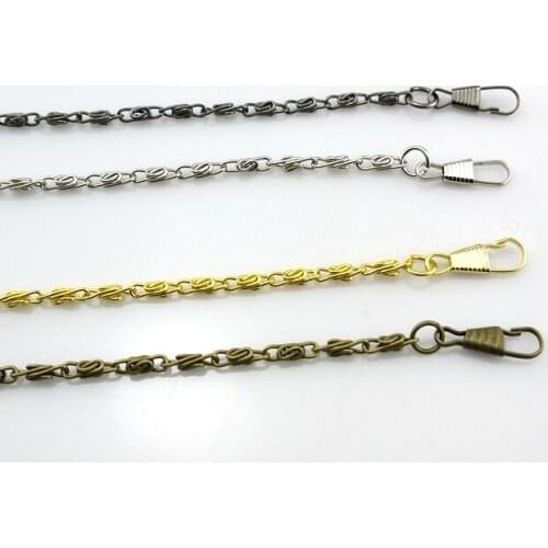 40CM 10pcs antique brass/ silver/ gun black/ golden Handle Metal Chain for Purses/Bags Purse Accessory DIY Bag Accessories