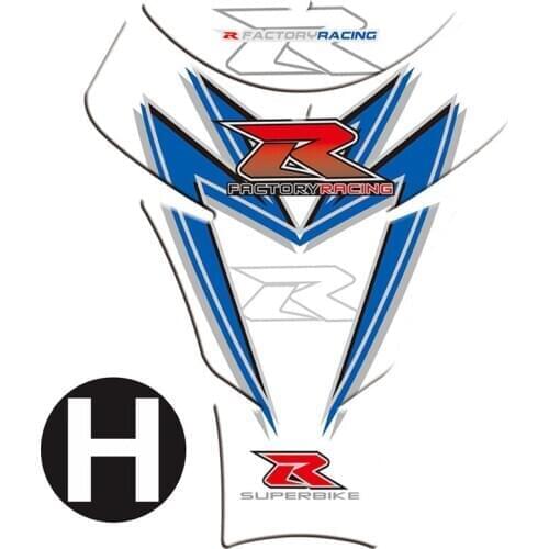 Motorcycle 3D Fuel Tank Pad Protective Stickers Decals For Suzuki GSXR 600 750 1000