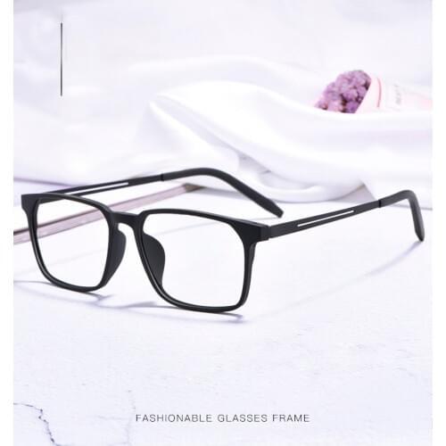 Titanium Glasses Frame Men Women Matte Black Eyeglasses 8g Ultra-light Eyewear for Prescription Myopia Diopter