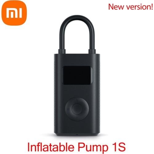 Upgraded Version Xiaomi Mijia Inflatable Treasure 1S Portable Electric Pump Air Compressor for Motorcycle Car Tire Soccer
