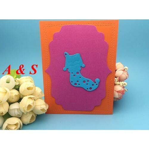 S52 METAL CUTTING DIES Christmas Sock gift Scrapbook card album wedding paper craft home decor embossing stencil punch