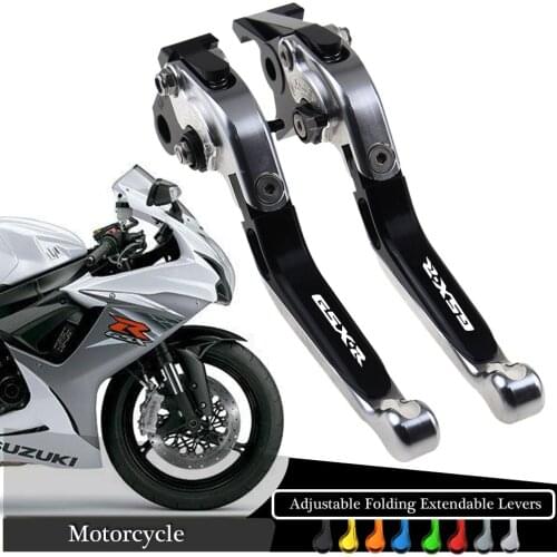 Foldable Brake Clutch Levers For SUZUKI GSX-R GSX R GSXR 600 2006-2010 GSXR Motorcycle Accessories Foldaway