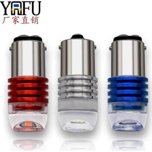 Motorcycle Flash LED Turn Signal 1156 / 1157 Concave Lens 5630 Motorcycle Reverse Brake Light 5730 3smd Led Lights for Car