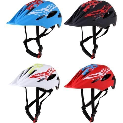Full Face Head Protector Kid Children Cycling Helmet Ventilated Size 50-53cm