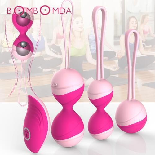 Vaginal Tighten Exercise 10 Speed Vbrator Sex toys for Woman Female Kegel Balls Vibrating Eggs Remote Control Sex Toys for Women