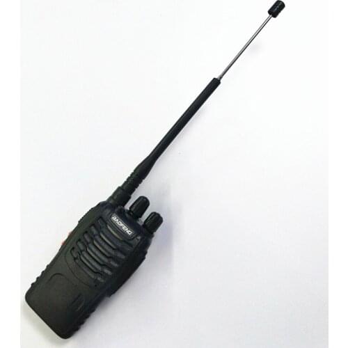2pcs SMA-Female Extendable VHF / UHF (144 / 430Mhz) Radio Antennas for