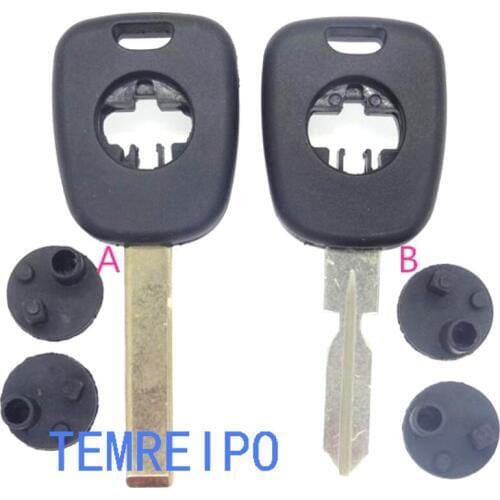 20pcs/lot 2 track Transponder car key shell for bmw car chip key replacement key shell auto entry system key