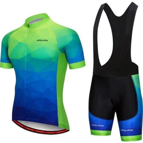 2018 JPOJPO Cycling Jersey Sets Wear Sport Mtb Ropa ciclismo Pro bike riding Team racing quick dry Men bicycle jersey set