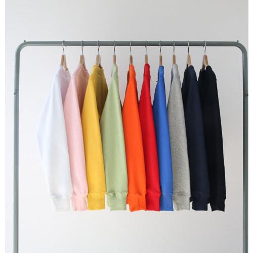 2021 Winter Hoodies Women Thick Warm Pullovers O-Neck Long Sleeve Hoodies Women Casual Loose Solid Sweatshirt Tops Couple Outfit