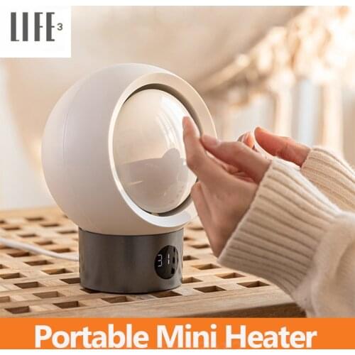 3Life Electric Mini Heater Desktop Household 220V 9 Speed Intelligent Temperature Control Built-in Dump Switch Heater
