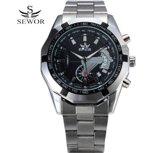 SEWOR Men Watch Luxury Brand Automatic Mechanical Watch Mens Military Sport Clock Male Wrist Watches For Men relogio masculino