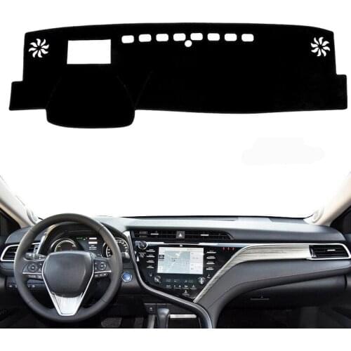 For Toyota Camry 2018 2019 Car Dashboard Cover Mat Pad Dash Dashmat ANTI-UV Sun Shade Instrument Protective Carpet Accessories