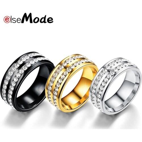 Elsemode Rings With Crystals