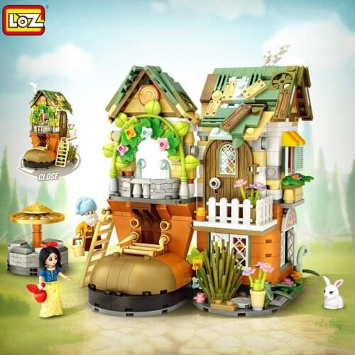 LOZ Mini Architecture Building Blocks Toys for Kids over 6 Years City Friends Forest House Bricks for Girl Gift Juguetes Bloques