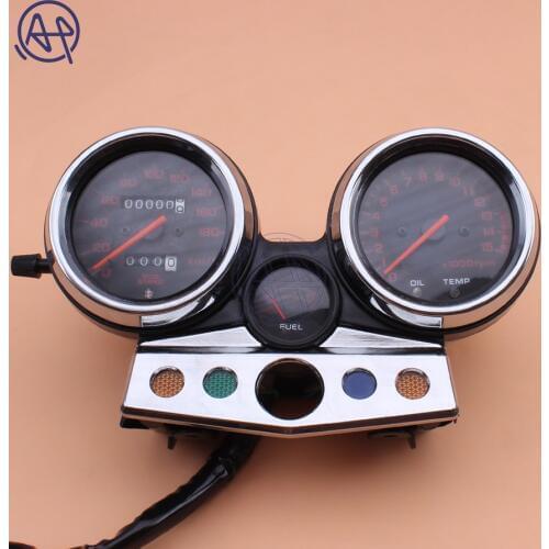 Red Motorcycle Gauges Cluster Speedometer Tachometer Meter Odometer Instrument Assembly For Honda CB400SF MC31 CB400 1995-1998