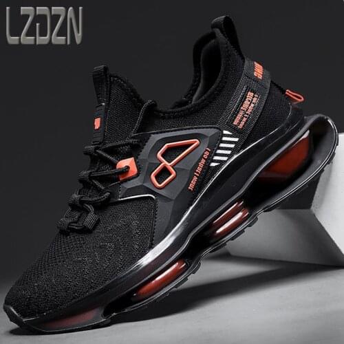 Running Shoes Men Sneakers Trail Runners Air Cushion Athletic Mens Walking Jogging Fashion Runner Man Breathable Light Leisure