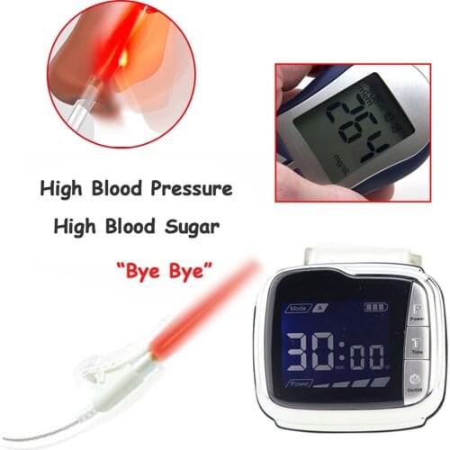 650nm Laser Physiotherapy Diabetic Medical Watch 22 Diodes Semiconductor Laser Therapeutic Apparatus Protect Heart Brain