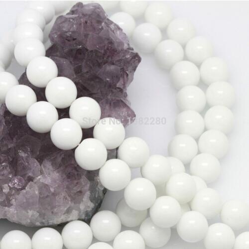 Fashion ! jewelry 8mm White Onyx Beads Round 2pc/lot Loose JT5263 plastic charms joyas pulseras de plata