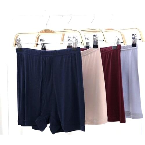 Plus Size 100% Mulberry Silk Men Panties Double Face Knitted Pure Silk Sexy Underwear L/XL/XXL/3XL FREE SHIPPING