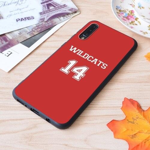 Wildcats Troy Bolton High School Musical Print Soft Silicone Matt Case For Samsung Galaxy S Note and Galaxy A