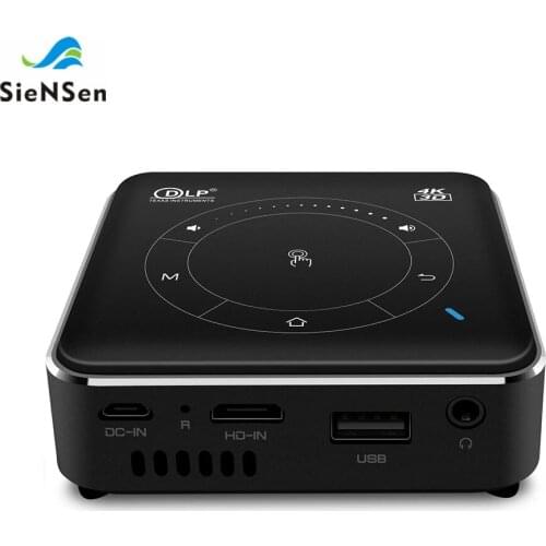 SieNSen New Product Pocket Small Projector HDMI Input Supports 3D Mobile Phone Same Frequency 4K Video Decoding 4G+32G P11