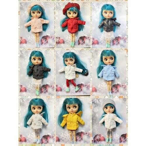 NEW 1pcs Blyth Doll Clothes Fashionable down jacket for Blyth Barbies Azone OB23 OB24 1/6 doll accessories