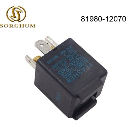 Turn Signal Flasher Relay 81980-12070 166500-0300 For Toyota Corolla MR2 Celica Camry Crown Hilux Hiace Lexus ES300 GS300 LS400