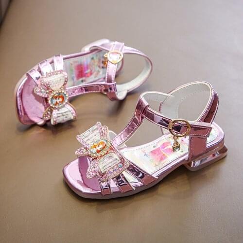 Girls Sandals 2021 New Stylish Baby Princess Shoes Childrens Summer Shoes Sofia Frozen Princess Sandals