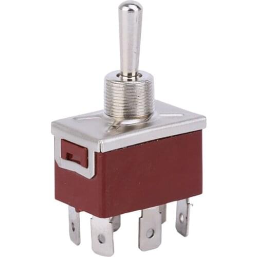 Heavy duty M12 dpdt waterproof on off on 3 position automotive toggle switch for boat car