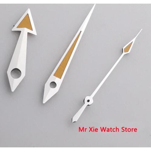 Corgeut luminous orange watch hands fit ETA 2824,2836 movement mens watch parts