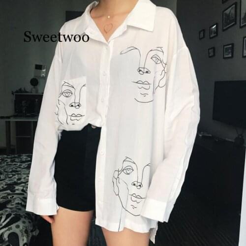 Женские хлопковые рубашки SWEETWOO China At AliExpress