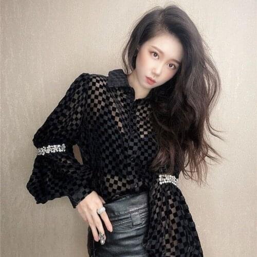 Женские прозрачные рубашки Tinomiswa China At AliExpress