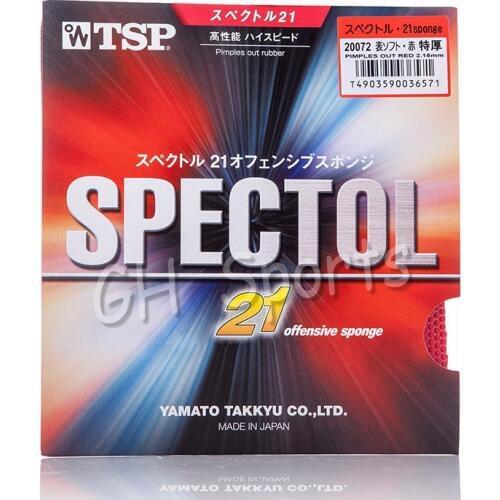 TSP Original SPECTOL 21 Offensive Sponge Table Tennis Rubber Pips-out Ping Pong Sponge Tenis De Mesa