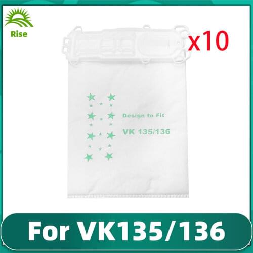 Spare Dust Bags Compatible with Vorwerk Kobold VK135 /136 Spare Vacuum Cleaner Upgraded Materials Lightweight and Reliable