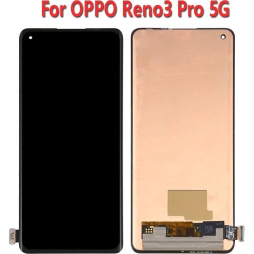 Original AMOLED Display Replace 6.44" For OPPO Reno3 Pro 5G PCRM00 PCRT00 CPH2009 LCD Touch Digitizer Screen Assembly