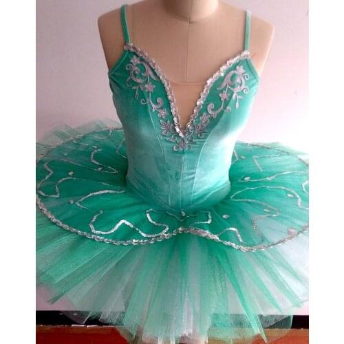 New Ballet skirt Professional classical Pancake Tutu costumesPerformance costume for female soldiers in military uniform
