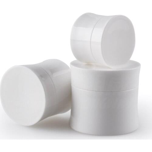 24pcs,15g 30g 50g Portable Plastic Cosmetic Empty Jar Pot Box Waist cream bottle