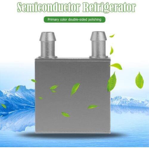 Aluminum Alloy Silver Liquid-Water Cooling Block CPU Heat Sink System Radiator Exclusive Water-Cooled Head Plate and Exchanger