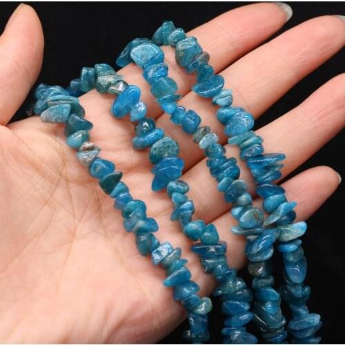 Natural Stone Beads irregularly Shaped Blue Phosphorus Loose Spacer Beaded For Jewelry Making DIY Bracelet Necklace Accessories