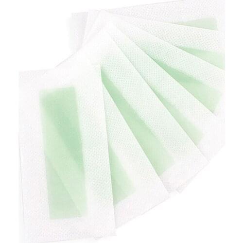 24 Pieces / Set Of Depilating Wax Paper Depilator, Double Side Depilating, Root Pulling, Face And Lip Hair Care