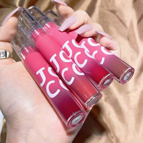 JOCO velvet matte lip gloss gradient appearance for women lip makeup cosmetic long lasting waterproof liquid lip tint AC411