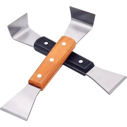 Small Hive Tool with Wooden Handle & Plastic Handle Beekeeping Bee Tools